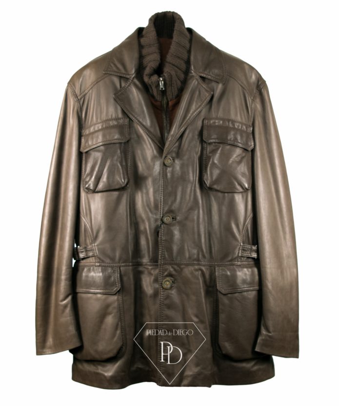 Chaquetón Hombre Cuero