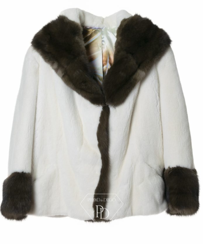 Chaqueta de Visón y Cibelina