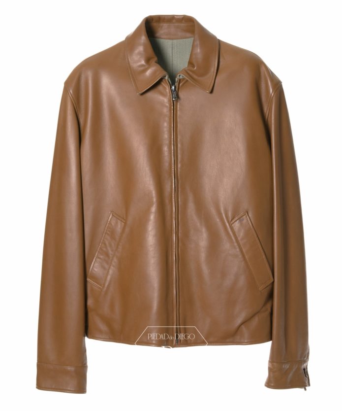 Chaqueta de piel Hombre Cuero-Reversible