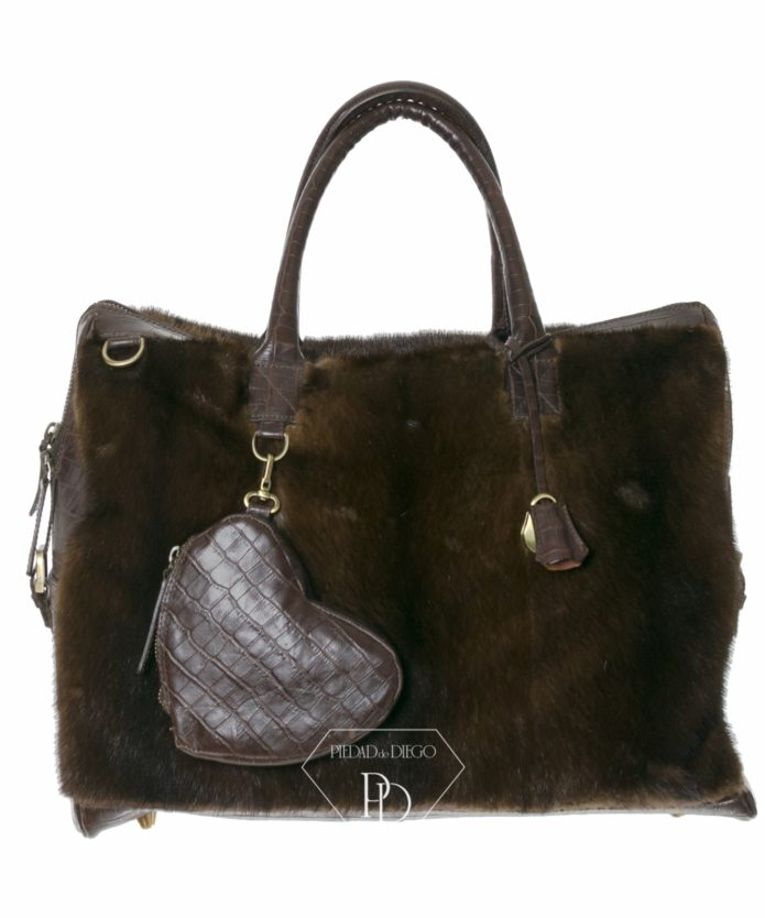 Bolso Viaje en Piel Visón