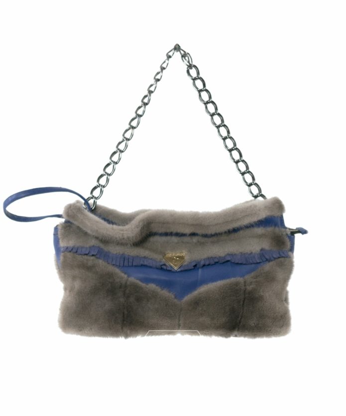 Bolso-Cartera de Visón Zafiro