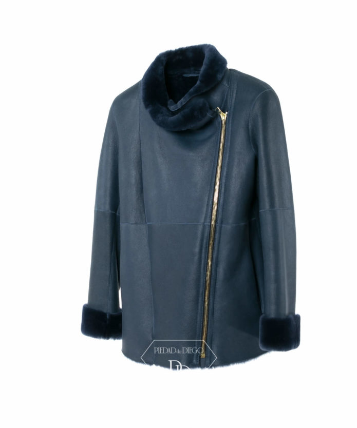 Chaqueta Piel Vuelta Cremallera