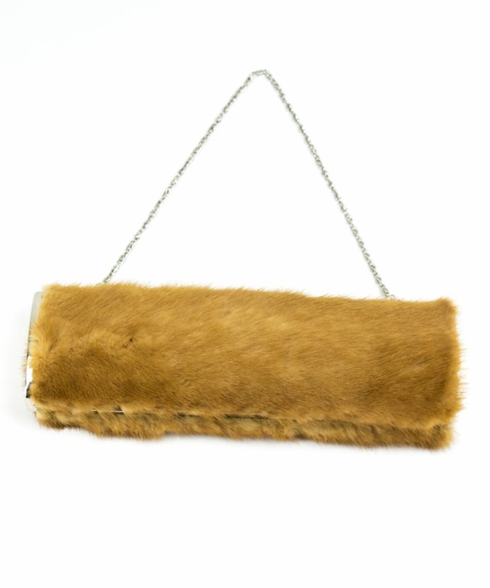 Bolso de mano en Visón Golden