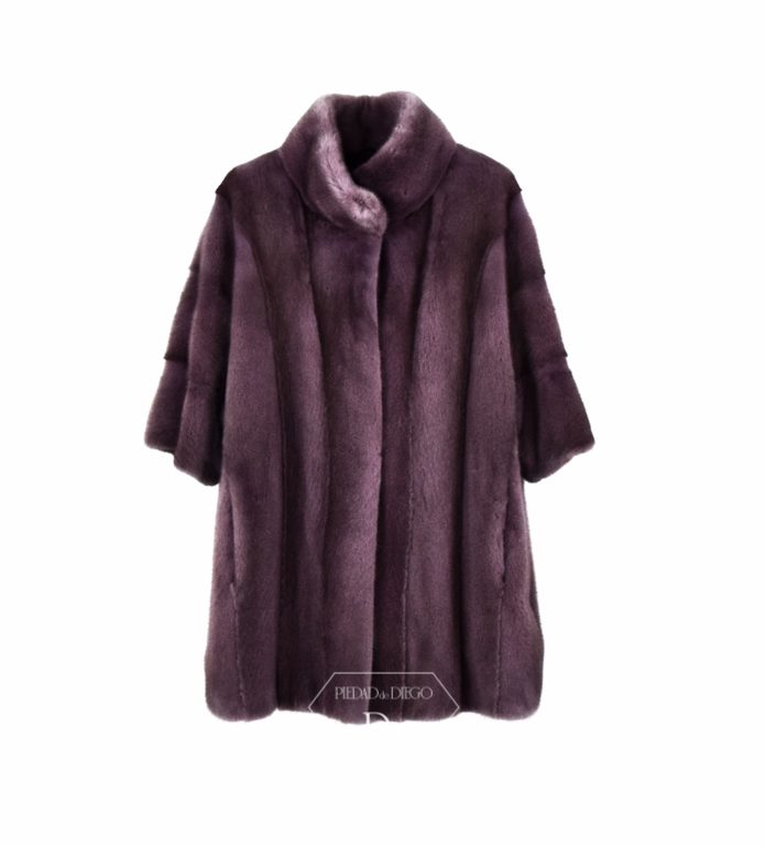 Chaquetón Visón Violeta