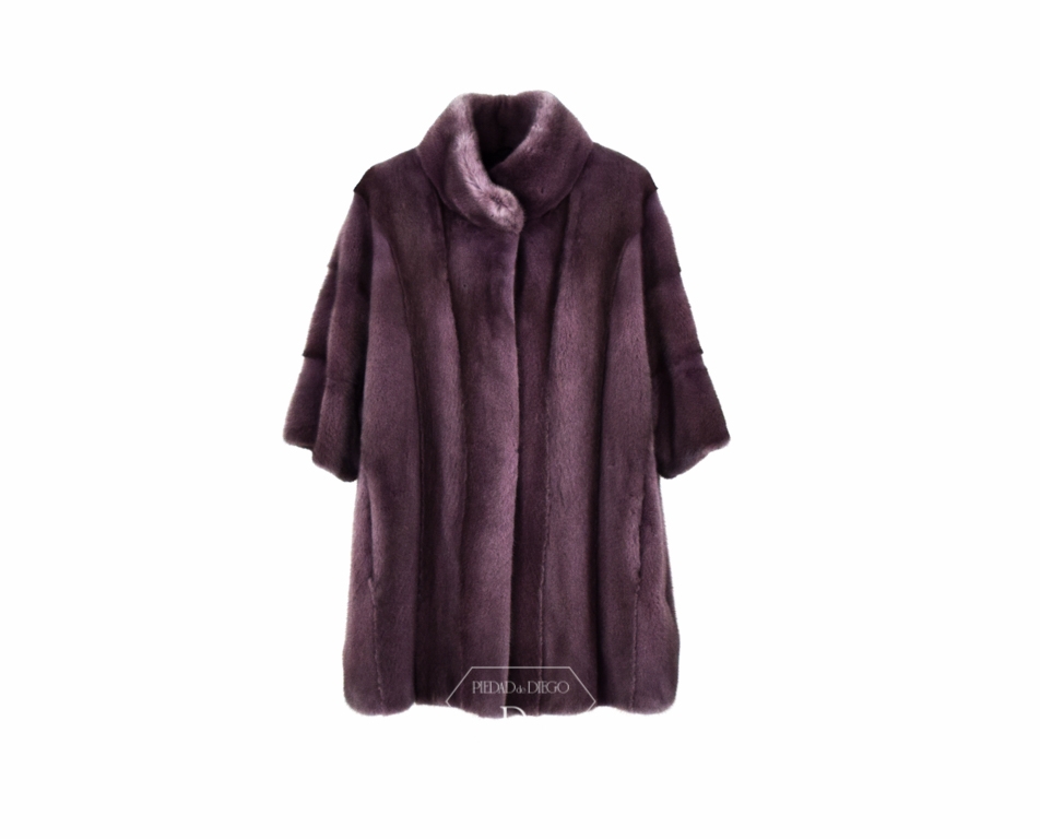 Chaquetón Visón Violeta - Chaquetón de piel de visón 1 Chaquetón Visón Violeta