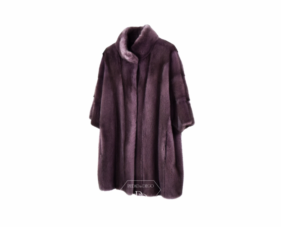 Chaquetón Visón Violeta - Chaquetón de piel de visón 3 Chaquetón Visón Violeta - Chaquetón de piel de visón