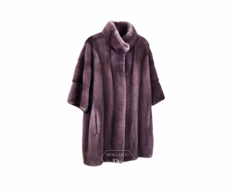 Chaquetón Visón Violeta - Chaquetón de piel de visón 7 Chaquetón Visón Violeta - Chaquetón visón