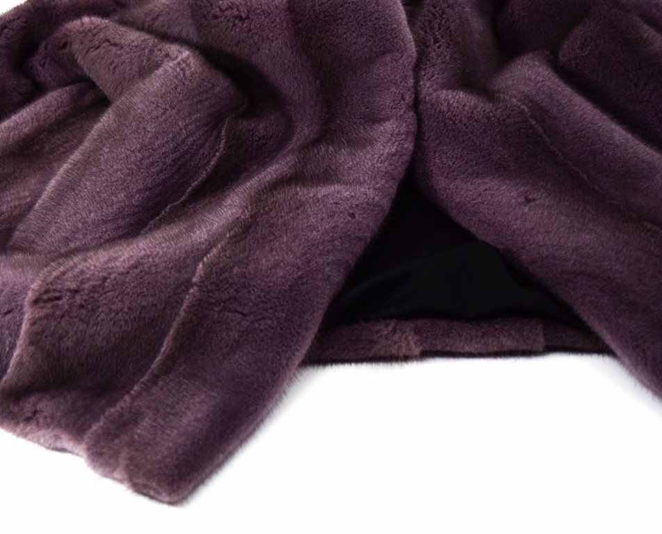Chaquetón Visón Violeta - Chaquetón de piel de visón 2 Chaquetón Visón Violeta - Chaquetón de piel de visón