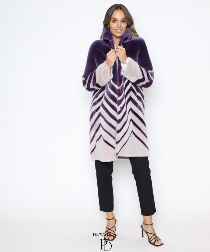 Abrigo Reversible de Doble Faz Piel Vuelta Mujer Cornera 1