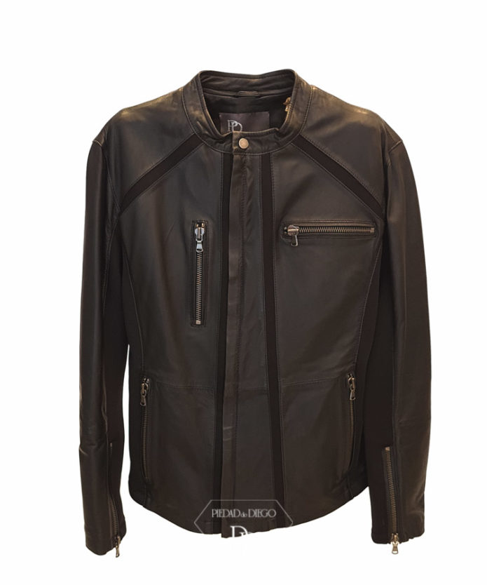 chaqueta de piel hombre neopreno