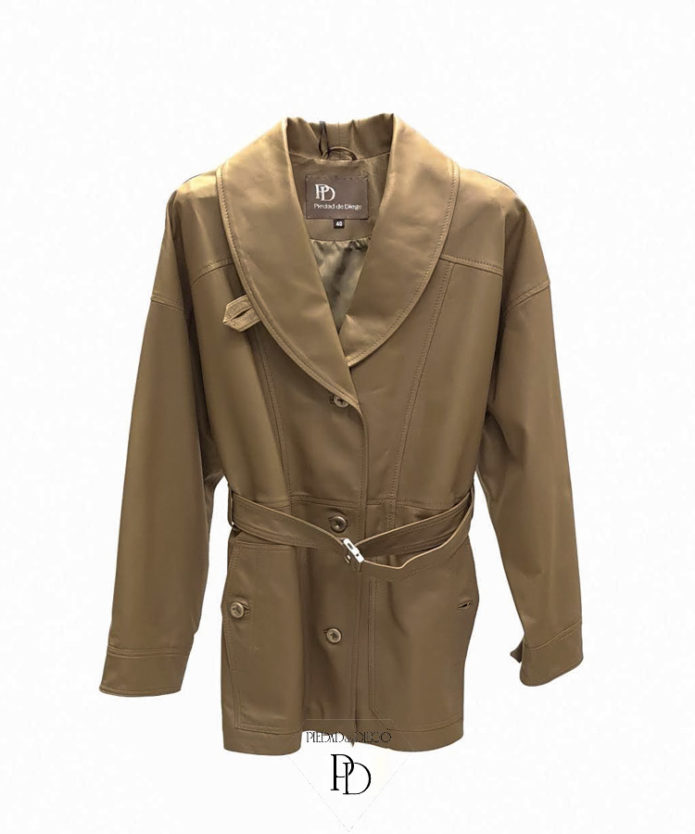 chaqueta piel mujer cuero