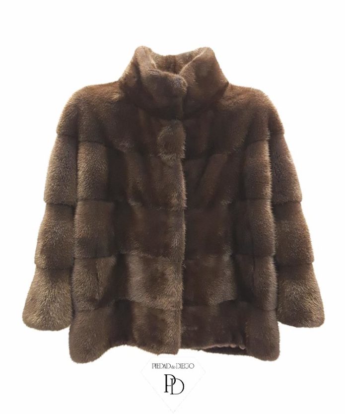 chaqueta vison moderna