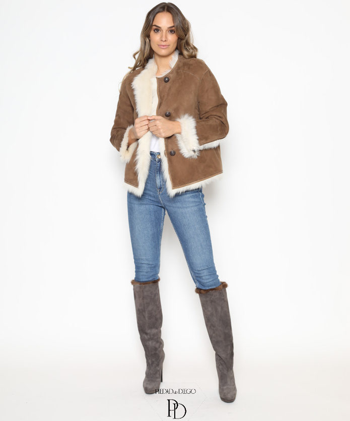 comprar Chaqueta Doble Faz Mujer 23614