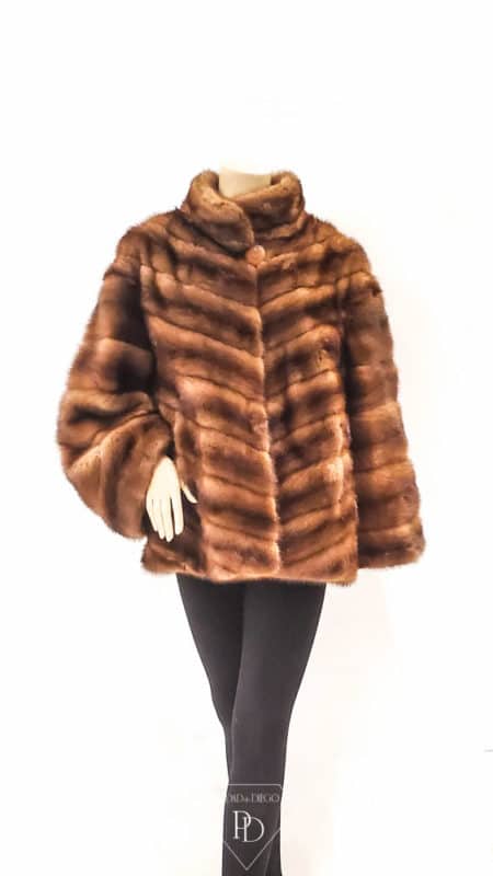 Chaqueta Vison Arreglo Moderno Juvenil